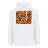 White autumn leafe backround Heavyweight Hoodie - RanaPortraitStore