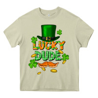 Mossy lucky dude St. Patricks Day Heavy Core Tee - FaDigitalArtStudio