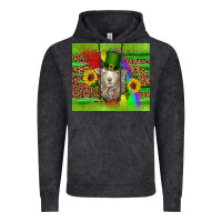 St Patricks Sheep Sunflowers Rainbow Serape Leopard Glitter Vintage Hoodie | Teevron
