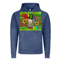Vintage Denim st patricks sheep sunflowers rainbow serape leopard glitter Vintage Hoodie - Artiststas