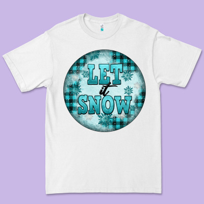 Let It Snow Premium Tee Designed By Fadigitalartstudio