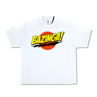 White bazinga Urban Heavy Tee - linhVisuals