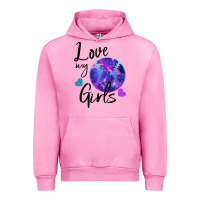 Fuchsia Pink I Love My Softball Girl Urban Hoodie - Bettercallsaul