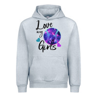 Heather Grey I Love My Softball Girl Urban Hoodie - Bettercallsaul