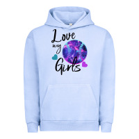 Pigment Grape Ice I Love My Softball Girl Urban Hoodie - Bettercallsaul