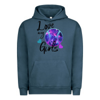 Pigment Midnight Navy I Love My Softball Girl Urban Hoodie - Bettercallsaul