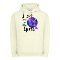 Pigment Pistachio I Love My Softball Girl Urban Hoodie - Bettercallsaul