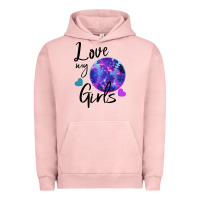 Pigment Salmon I Love My Softball Girl Urban Hoodie - Bettercallsaul