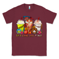 Burgundy It's Game Day Y'all Softball,Baseball,Basketball C Classic Tee - FaDigitalArtStudio