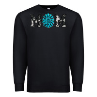 Black cowhide with gemstone Premium Sweatshirt - RanaPortraitStore
