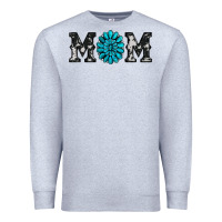 Heather Grey cowhide with gemstone Premium Sweatshirt - RanaPortraitStore