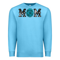 Ocean Blue cowhide with gemstone Premium Sweatshirt - RanaPortraitStore