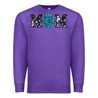 Purple cowhide with gemstone Premium Sweatshirt - RanaPortraitStore