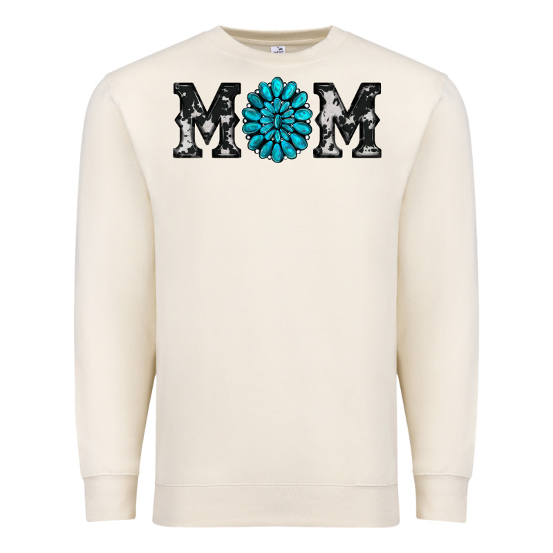 Cowhide With Gemstone Premium Sweatshirt by RanaPortraitStore | Teevron