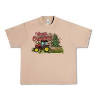 Burro merry Christmas tractor tree Urban Heavy Tee - CowhideDigitalArt