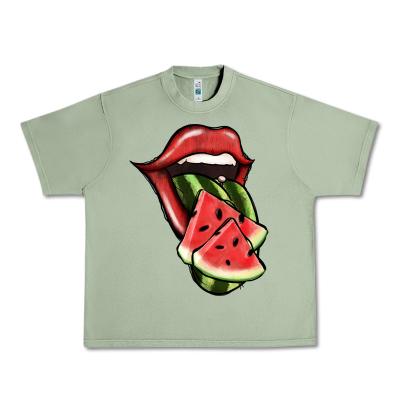 Watermelon Tongue Urban Heavy Tee by Jasminsmagicworld | Teevron