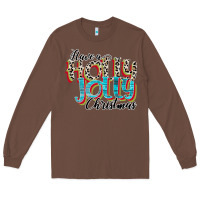 Chestnut have a holly jolly christmas Long Sleeve Tee - CowhideDigitalArt