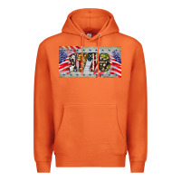 Carrot 1776 4th of july license plate Premium Hoodie - BarkalooDesign