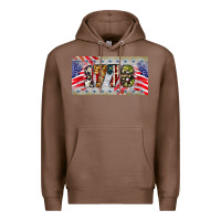 Chestnut 1776 4th of july license plate Premium Hoodie - BarkalooDesign