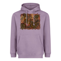 Lavender glitter leopard fall background Heavyweight Hoodie - RanaPortraitStore