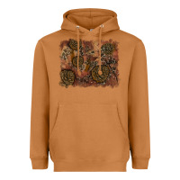 Glitter Leopard Fall Background Heavyweight Hoodie | Teevron