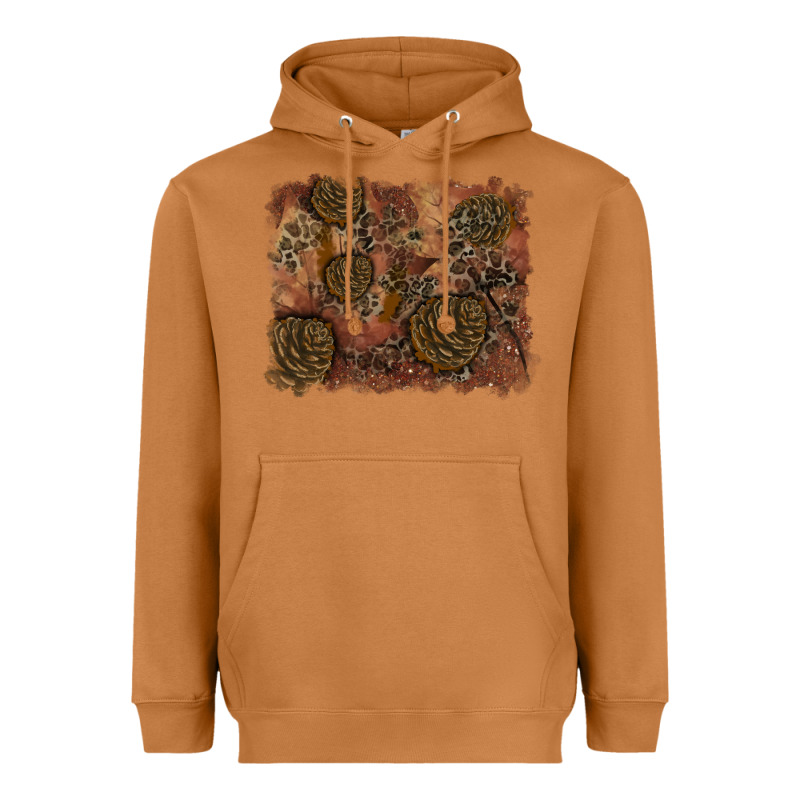 Glitter Leopard Fall Background Heavyweight Hoodie by RanaPortraitStore | Teevron