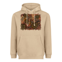 Mushroom glitter leopard fall background Heavyweight Hoodie - RanaPortraitStore