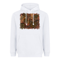 White glitter leopard fall background Heavyweight Hoodie - RanaPortraitStore