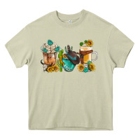 Mossy western coffee cups with sunflower and gemstone bbs Heavy Core Tee - BundleAndBundleShop