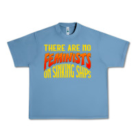 Pebble Blue anti feminist there are no feminists Urban Heavy Tee - linhVisuals