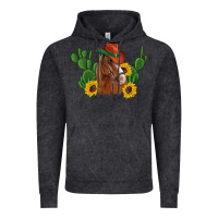 Vintage Black western horse cowboy hat cactus sunflowers Vintage Hoodie - Artiststas