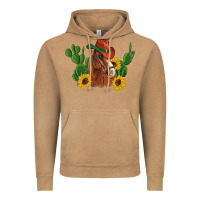Vintage Camel western horse cowboy hat cactus sunflowers Vintage Hoodie - Artiststas