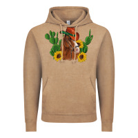 Western Horse Cowboy Hat Cactus Sunflowers Vintage Hoodie | Teevron