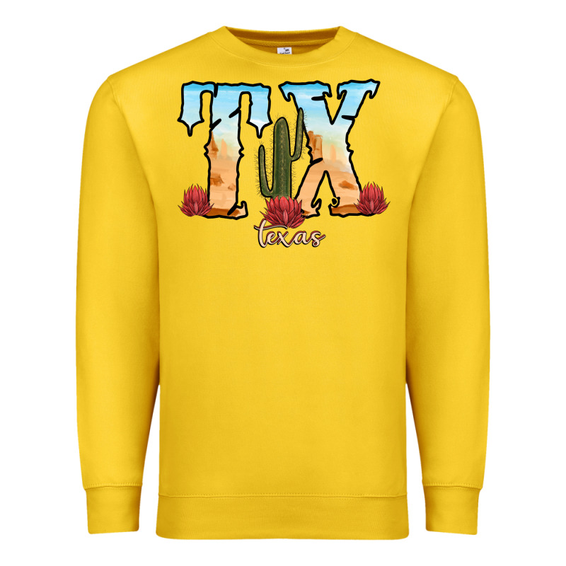 Texas Cactus Premium Sweatshirt by RanaPortraitStore | Teevron