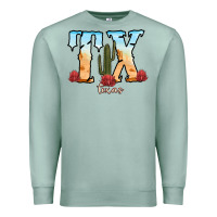 Seafoam texas cactus Premium Sweatshirt - RanaPortraitStore
