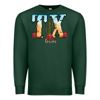 Sports Green texas cactus Premium Sweatshirt - RanaPortraitStore