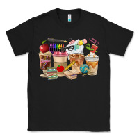 Black Teacher Coffee Cups Classic Tee - FaDigitalArtStudio