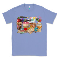 Colony Blue Teacher Coffee Cups Classic Tee - FaDigitalArtStudio