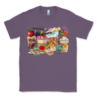 Lavender Teacher Coffee Cups Classic Tee - FaDigitalArtStudio