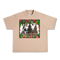Burro merry Christmas Urban Heavy Tee - CowhideDigitalArt