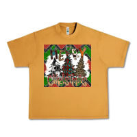 Peanut Butter merry Christmas Urban Heavy Tee - CowhideDigitalArt