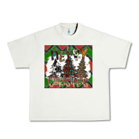 Pistachio merry Christmas Urban Heavy Tee - CowhideDigitalArt