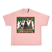 Salmon merry Christmas Urban Heavy Tee - CowhideDigitalArt