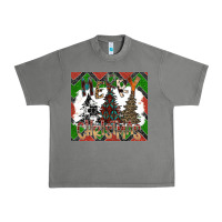 Tornado merry Christmas Urban Heavy Tee - CowhideDigitalArt