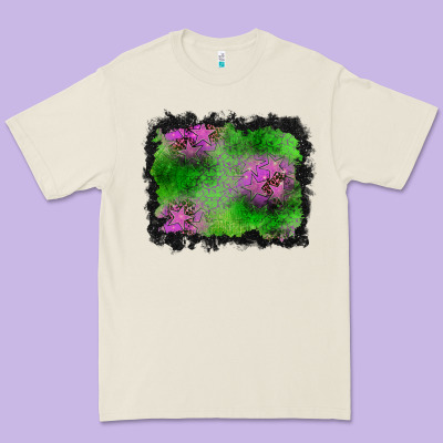 Halloween Spooky Stars Background Premium Tee Designed By Bundleandbundleshop