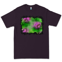 Plum halloween spooky stars background Premium Tee - BundleAndBundleShop