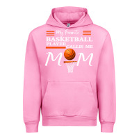 Fuchsia Pink My Favorite Basketball Player Calls Me Mom Urban Hoodie - Bettercallsaul