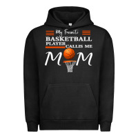 Pigment Black My Favorite Basketball Player Calls Me Mom Urban Hoodie - Bettercallsaul
