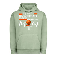 Pigment Oil Green My Favorite Basketball Player Calls Me Mom Urban Hoodie - Bettercallsaul