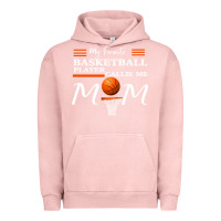 Pigment Salmon My Favorite Basketball Player Calls Me Mom Urban Hoodie - Bettercallsaul